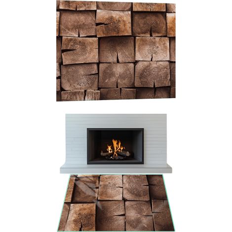 VIDRIO TEMPLADO PARA CHIMENEA. DIMENSIONES DE LA BASE DE VIDRIO: 52x45 cm con BALE GRAPHICS. (1/5)