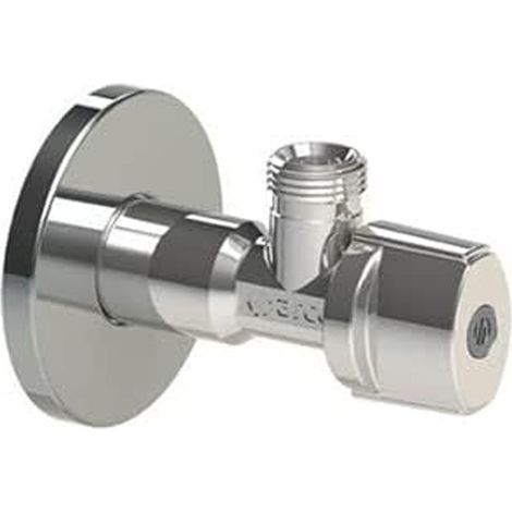 Llave de corte escuadra larga antical 1/2"-3/8" Arco