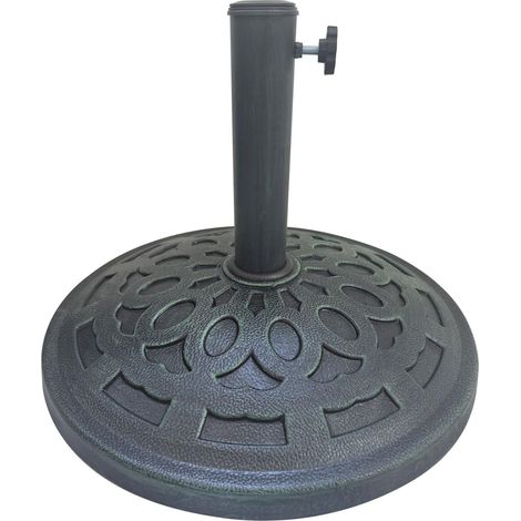 Supporto per ombrellone da 14 kg con adattatori per pali multi-misura