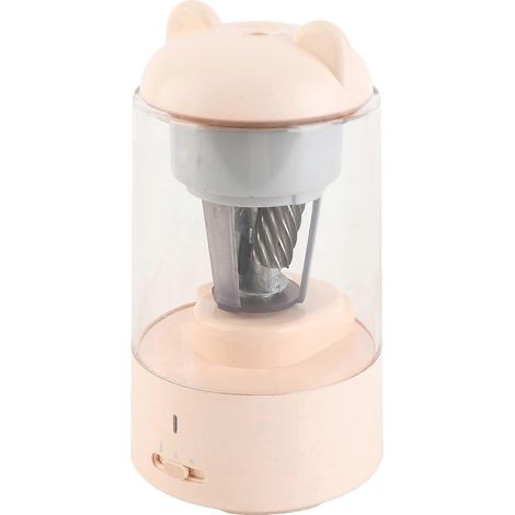 Taille-crayons électrique automatique avec fonction d'arrêt automatique et taille réglable pour crayons ronds et triangulaires d'un diamètre de 6,5 mm à 8 mm.
