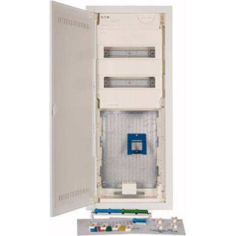 Eaton Verteilerpanel weiß 12 Abteilungen 5 Reihen (1/3)