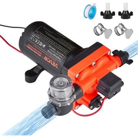 Pompa a Membrana dell'Acqua per Camper 12 V CC 18, 9 L, min (1/5)