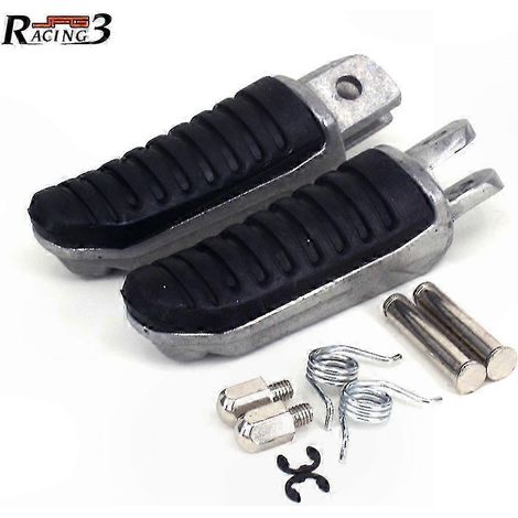 Universelle Motorradfußrasten für GSX 1999–2012 und V-Strom DL, Pedale aus Aluminium, 2-teiliges Set