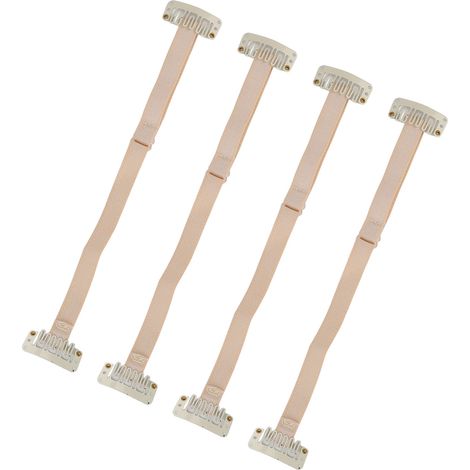 Lot de 4 bandes liftantes pour le visage avec clip, élastiques et réglables pour femmes, pour cheveux blancs. (1/5)