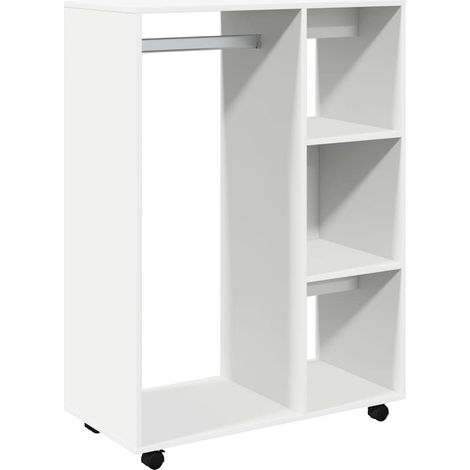 Maison Exclusive - Armario de madera de ingeniería blanco 80x40x1 (1/5)