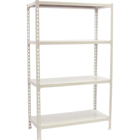 Simonrack Simonclick 4/500 Regal aus Metall Weiß 4 Ebenen