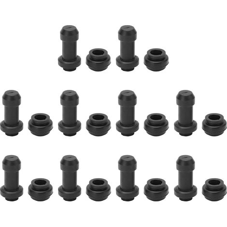 10 Sätze Staubschutzmanschetten für Motorrad-Scheibenbremssättel, lang und kurz, aus Präzisionsgummi, universell (1/5)