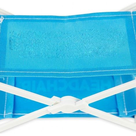 Creative, portable, quirky, and adorable Foldable Headrest Beach Headrest Chair - Blue -