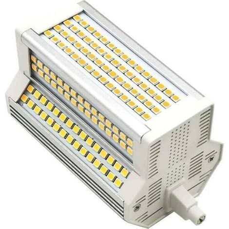 Ampoule LED R7S 50W Lumière chaude Dimmable 3000k Double Extrémité J118 Type J 118mm 4.64 Projecteur LED 5000LM Equivalent 500W Halogène Lampadaire 200 Degrés Intérieur et Extérieur (3000k) (1/4)