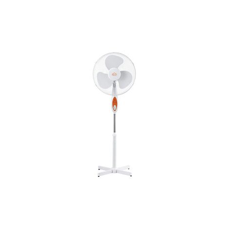 DCG Eltronic VE1620 TT ventilateur Orange, Blanc