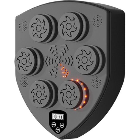 Máquina de boxeo musical, equipo de entrenamiento de boxeo de PU montado en la pared, tapete de boxeo LED, Bluetooth, luces de ritmo musical. (1/5)