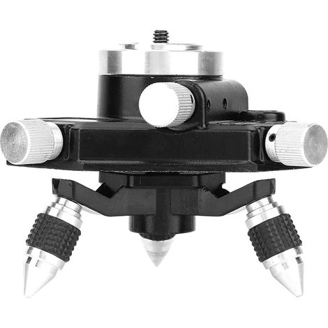 Support de trépied standard en alliage d'aluminium à 360 degrés avec filetage 1/4" pour niveau laser (1/5)