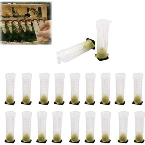 Lot de 20 coupelles d'élevage de reines pour ruches, matériel apicole Inse, ZQKLA - AquaForge (1/5)