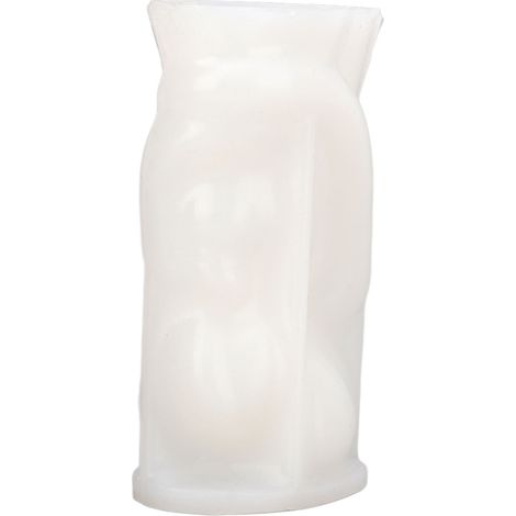 Moule en silicone 3D en forme de couple enlacé, souple et élastique, démoulage facile pour bougies, savons, objets artisanaux et décorations. (1/5)