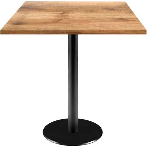 Table 70 x 70 cm - modèle Rome bois tanin clair