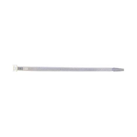 INTERCABLE 183139 ICC61051 SERRE-CÂBLE 100 MM 2.5 MM INCOLORE AVEC LANGUETTE PLASTIQUE 1 PC(S)