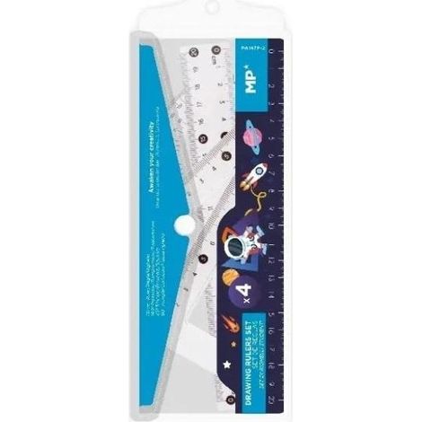 Juego geométrico Cosmos, 4 piezas en un estuche