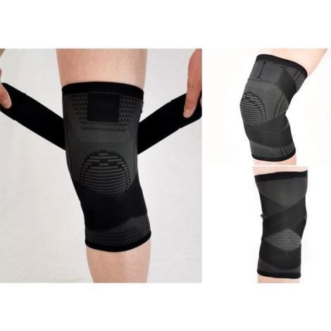 2 Genouillère de compression, Taille XL, Vert, Soutien arthrose, Matériel paramédical, Confortable, Respirant, Sport quotidien (1/4)
