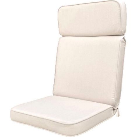 Ivory Luxury High Recliner Cushion - L116 x W49 x D5 cm