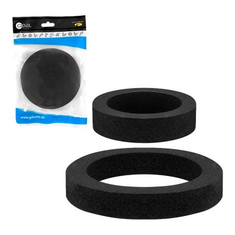 Conjunto de gomas asiento espuma Ø111mm + Ø82mm tanque bajo, GIBALTO (1/5)