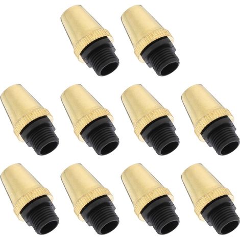 Lot de 10 Pinces de Fixation de Câbles Dorées pour Lustres Connecteurs de Cordon Décharge de Traction Clips Suspendre de Plafond Accessoires DIY pour Éclairage Robustes et (1/5)