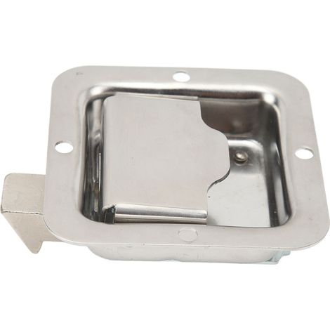 Poignée de verrouillage de boîte à outils en acier inoxydable 304, polissage miroir, porte à palette de remorque pour camions RV