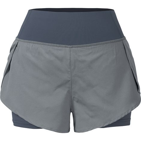 Short de course 2 en 1 pour femme avec poche, large ceinture, couche de couverture, doublure, pour se prélasser, yoga, fitness, entraînement, athlétique, gym, maison, vêtements de sport (1/5)