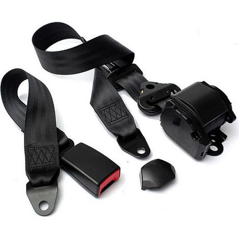 ZVD Ceinture de sécurité universelle rétractable à 3 points, ceinture de sécurité pour voiture (1/4)