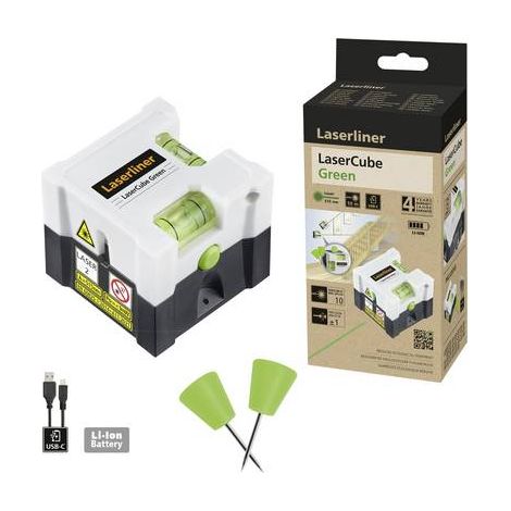 Laserliner LaserCube nivel láser verde 10 metros