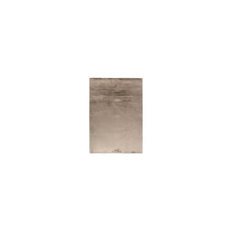 Tapis Rya doux et lavable Fluffy Taupe (1/5)