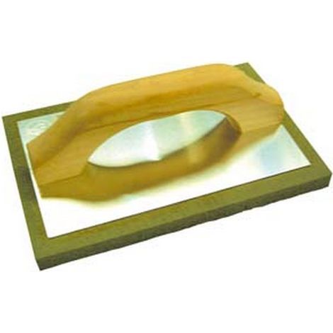 2PZ FRATTONE IN SPUGNA GRIGIA MANICO LEGNO - cm.23,5x10,5