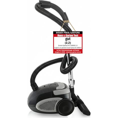 Aspirateur Puissant 800 W Compact et léger avec Sac pour sols durs et moquettes 2 l Compatible avec Sac (1/5)