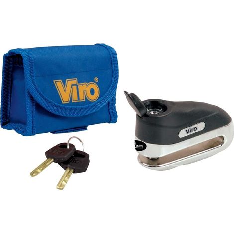 LUCCHETTO BLOCCA DISCO VIRO PER MOTO + CUSTODIA 153.47