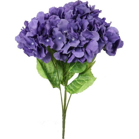 Bouquet de 5 hortensias violets (1/3)