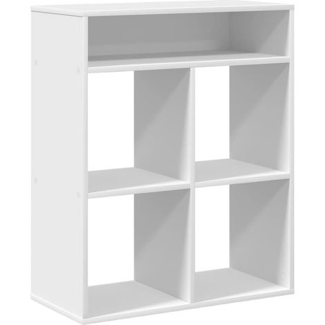 Maison Exclusive - Bücherregal Weiß 66x31x80 cm Holzwerkstoff