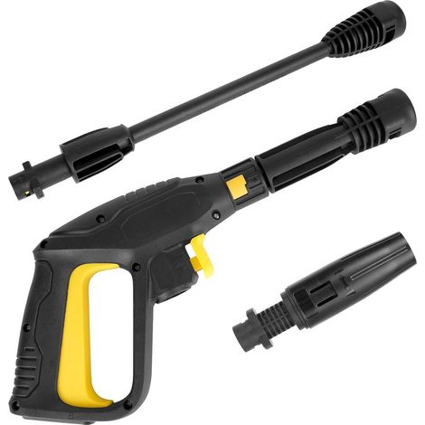 YUET Kit Pistolet et Lance pour Karcher K2 K3 K4 K5 K6 K7 Nettoyeur Haute Pression avec Connecteur Rapide, Buse de Pulvérisation Réglable 2320 PSI (1/5)