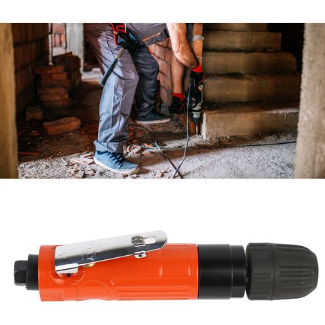 Perceuse pneumatique droite industrielle avec connecteur WH-3/8, 22 000 tr/min (1/5)
