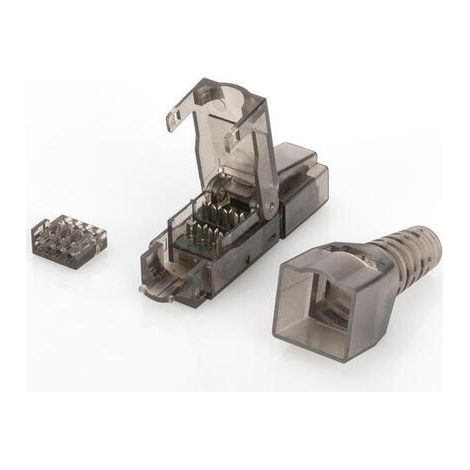 RJ45 CONNECTOR FOR FIELD ASSEMBLY (1/4)