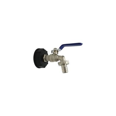 Raccordo di scarico per serbatoio IBC S60x6, rubinetto a valvola da 3/4 di pollice, raccordo per rubinetto serbatoio IBC, raccordo per serbatoio, raccordo per serbatoio dell'acqua, valvola a sfera (1/4)