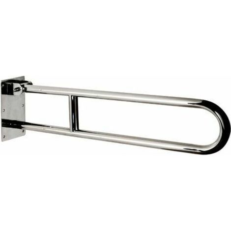Poignée PMR pivotante en inox USIS chromé - Chromé