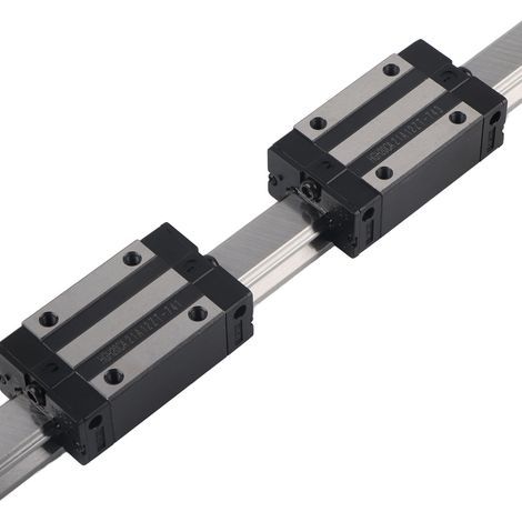 1 unité Rail de Guidage Linéaire HGR20 600mm avec 2 Blocs Coulissants à Roulements (1/5)