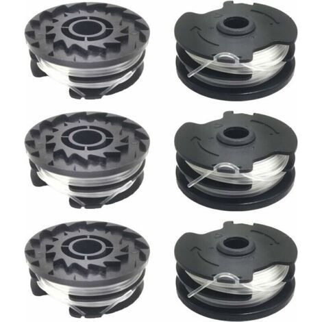FENOPLASTICALot de 6 bobines de fil de rechange pour coupe-bordure LIDL Parkside PRTA 20-Li A1, B2, C3, PRT 550 A1, A3, PRT 300 A1..DEBUNS (1/4)