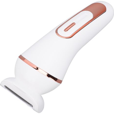 Tondeuse corporelle 4 en 1 pour femmes, étanche IPX7, pour le maillot, les jambes et les aisselles, avec tête de rasage pour les pieds et la lèvre supérieure. (1/5)