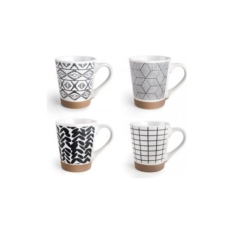 MUG MARKEN 350 ML (SURTIDOR 4 DECORS) - IBILI
