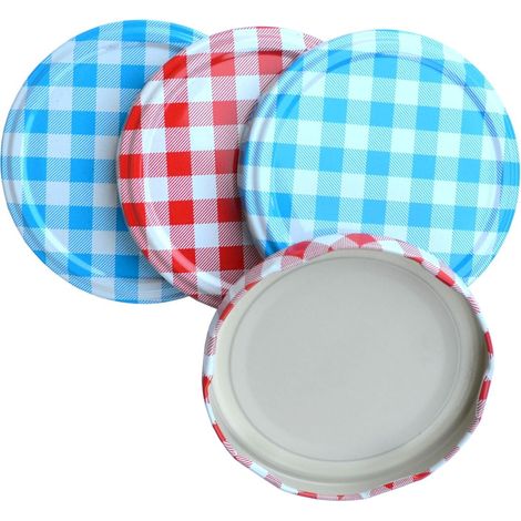 Vina Twist-Off-Deckel für Sturzgläser Karomuster Ø 82 mm