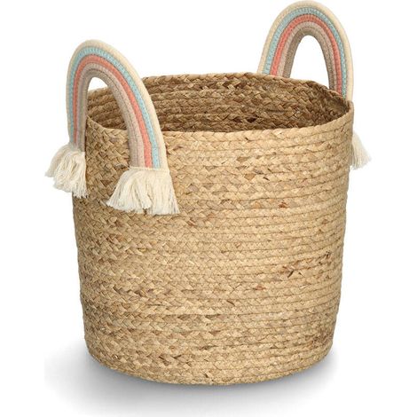 Geflochtener Aufbewahrungskorb aus Seegras, Ø 35 cm (1/5)