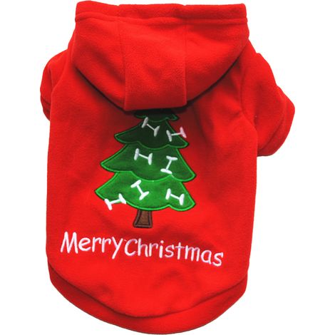 Sudadera Con Capucha Para Perro - Jersey De Invierno Con Gorro - Ropa Para Mascotas - Ideal Para Navidad Y Fiesta - 1 Unidad (1/5)