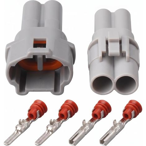 Kit Connecteurs Moto 2 Broches Étanche Compatible avec MT090 12V (1/5)