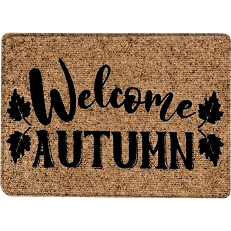 Tapis De Porte - Tapis D'Accueil Rectangulaire En Polyester - Anti-Dérapant PVC - Pour Entrée Couloir Cuisine Salon - 40 X 60 Cm (1/4)