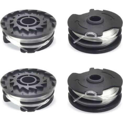 Lot de 4 éléments de rechange compatibles avec LIDL Parkside, PRTA 20 Li A1, B2, C3, PRT 550 A1, A3, PRT 300 A1 2 x 10 m 1,65 mm (1/5)